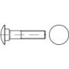 Din 603/555 Parafuso Cabeça Oval E Quadra Com Porca Aço Zincado 4.6